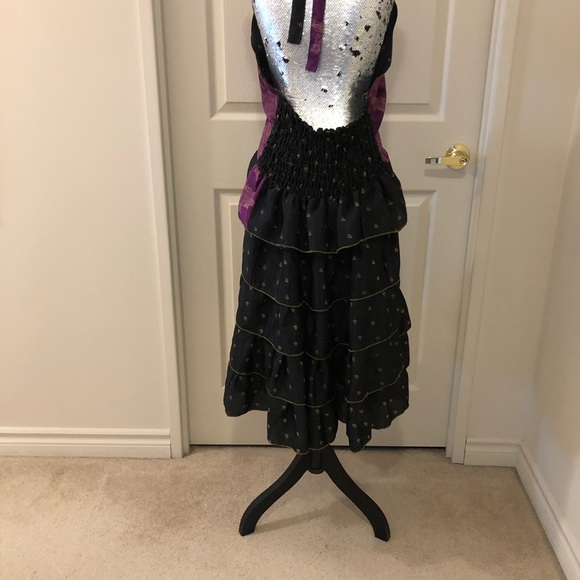 Silk - Summer Silk Halter Dress “Cha-Cha-Cha!!” (Nwot) - Picture 8 of 10